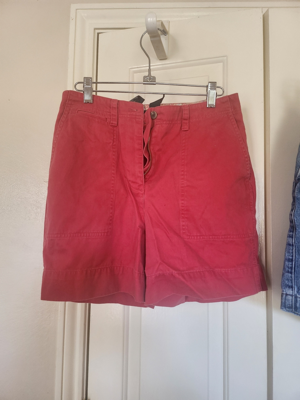 Ralph Lauren Red Cotton Bermuda Shorts